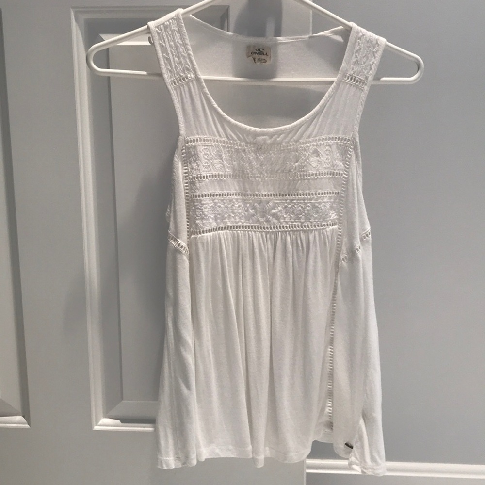 White tank top